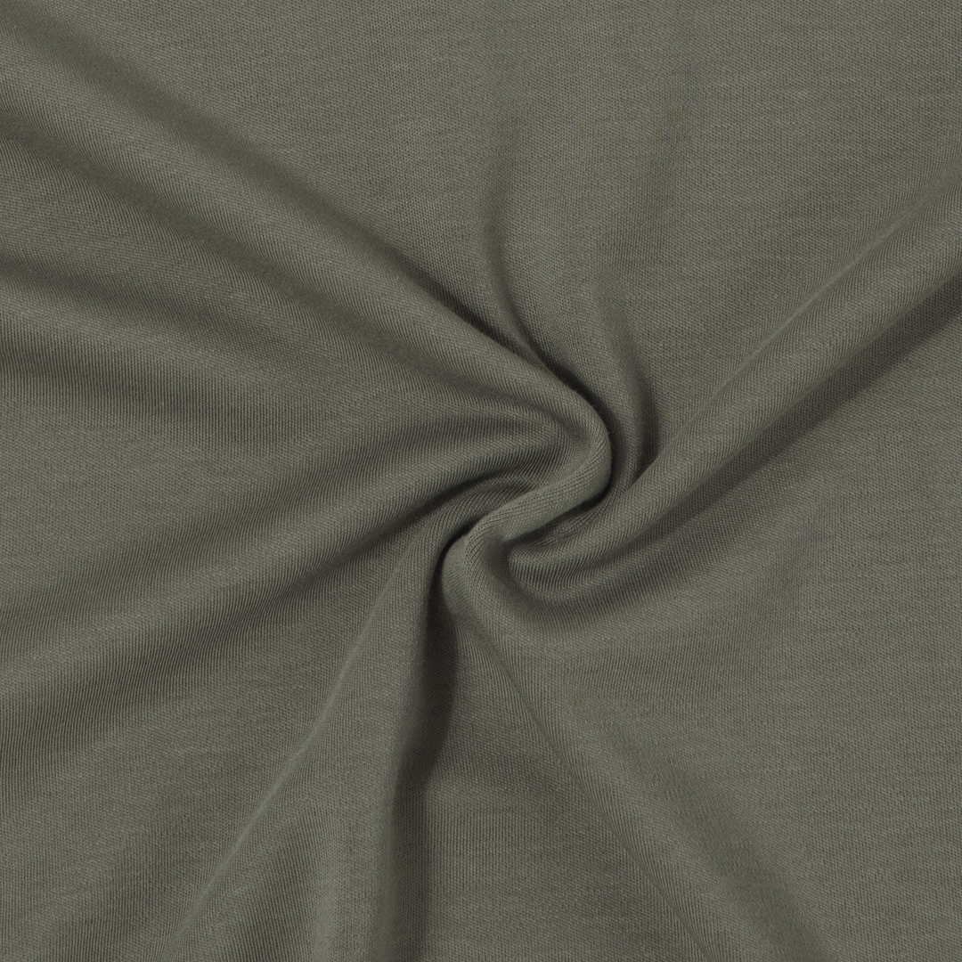 Midweight Supima Tee Graphite fabric detail