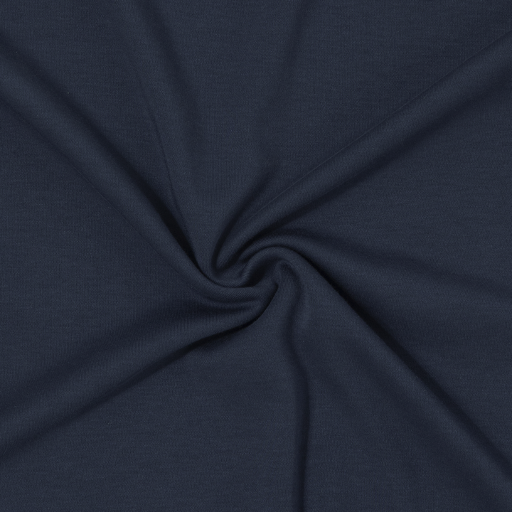 Midweight Supima Tee Navy fabric detail