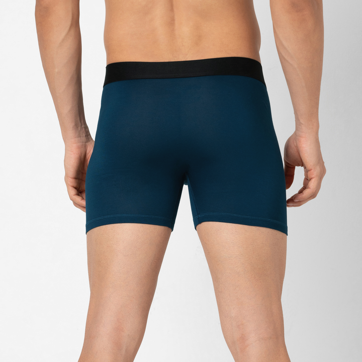 Modal Boxer Brief Ocean back on model