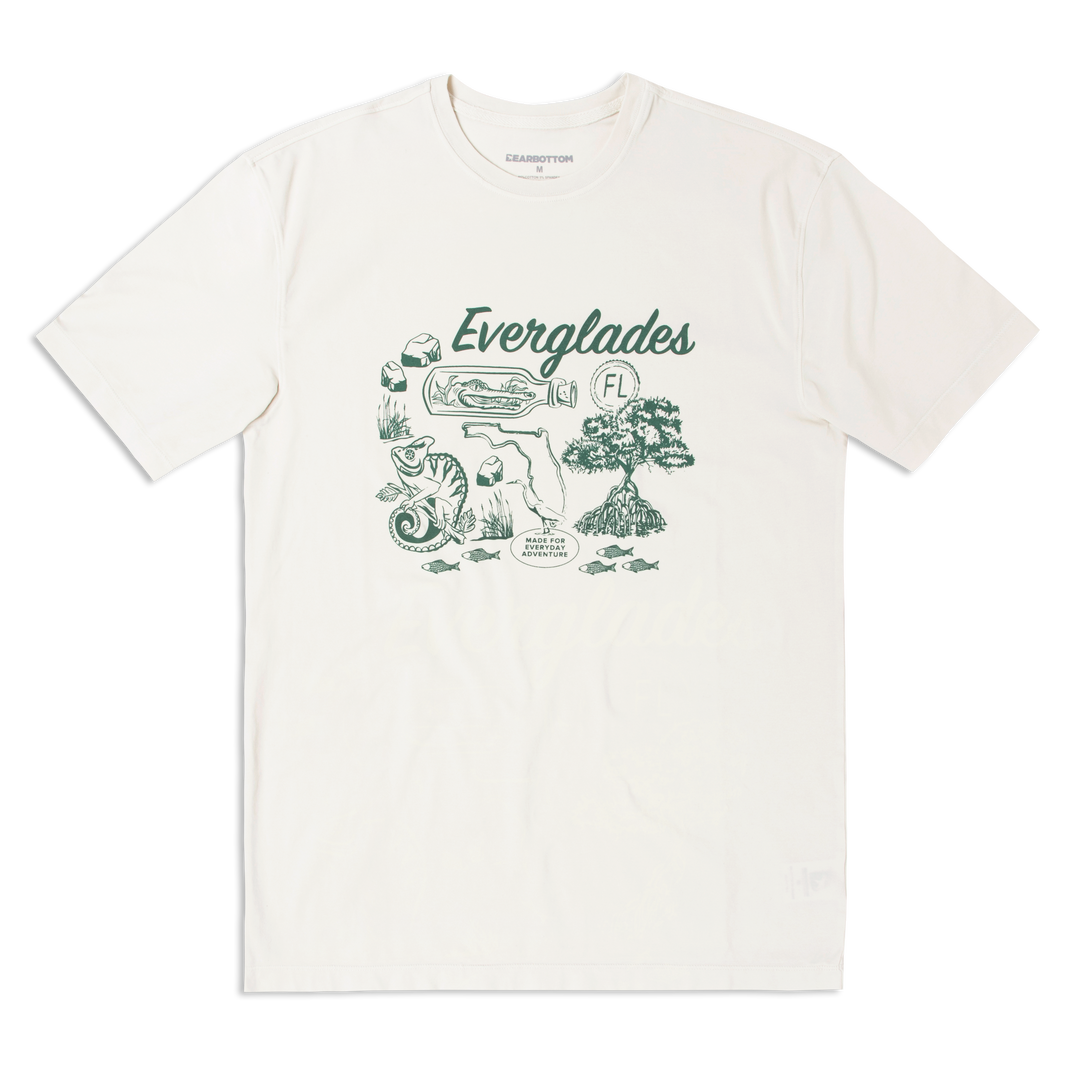 Natural Dye Graphic Tee Everglades front