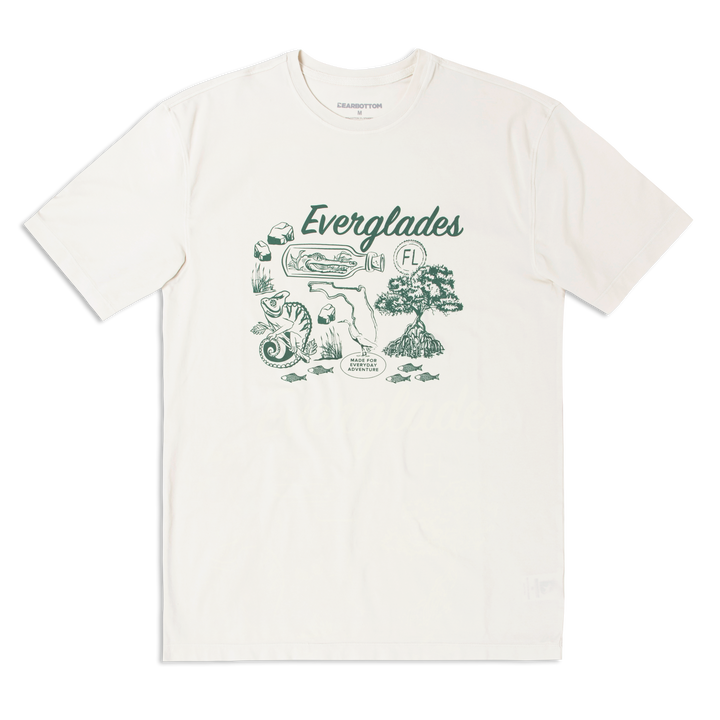 Natural Dye Graphic Tee Everglades front