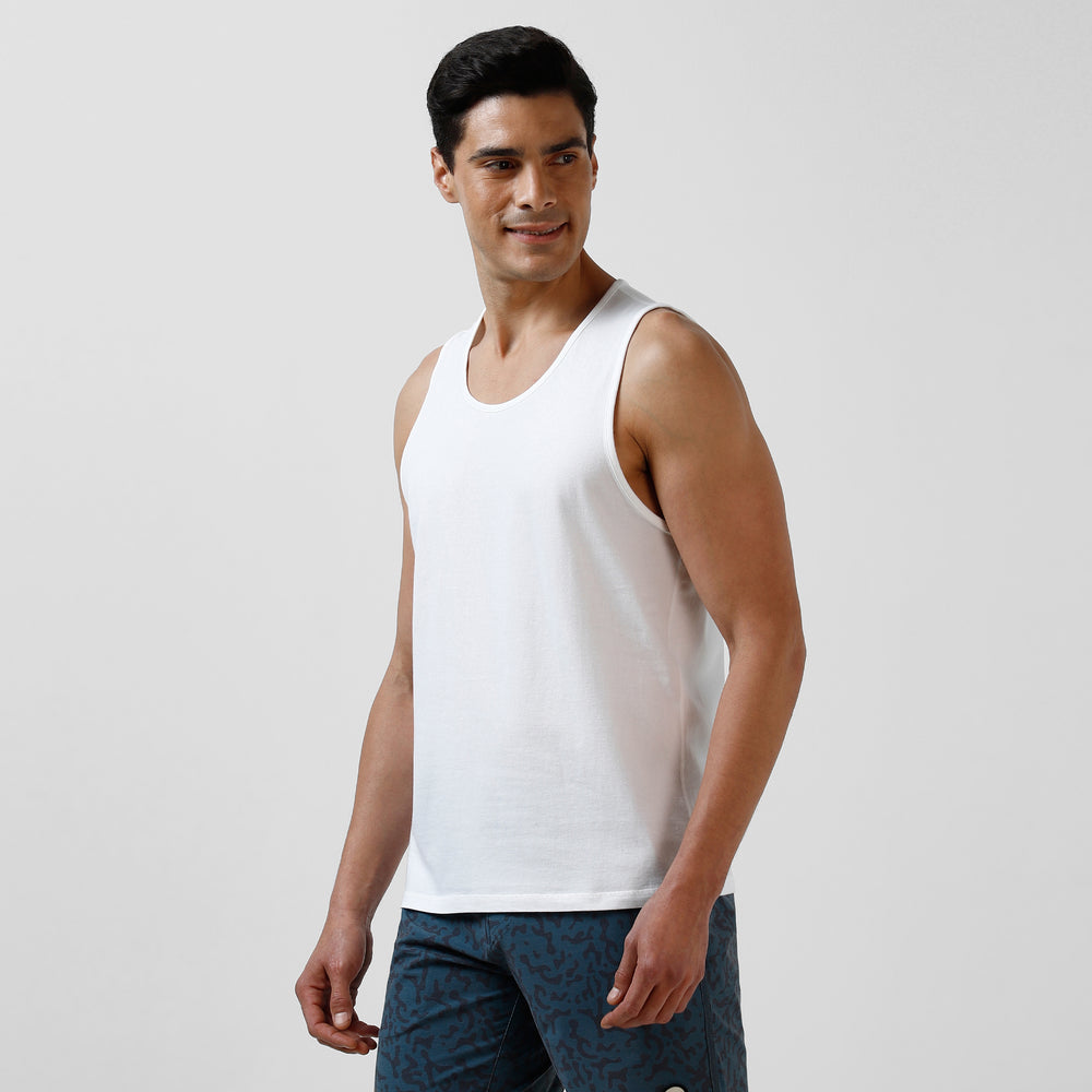 Natural Dye Tank White side on model