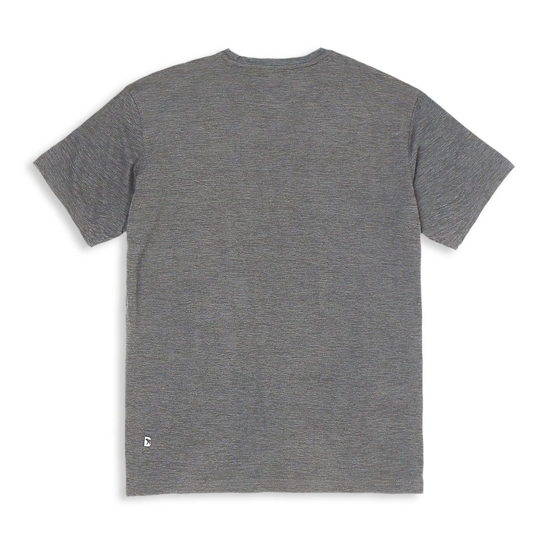 Tech Tee Coal back flat