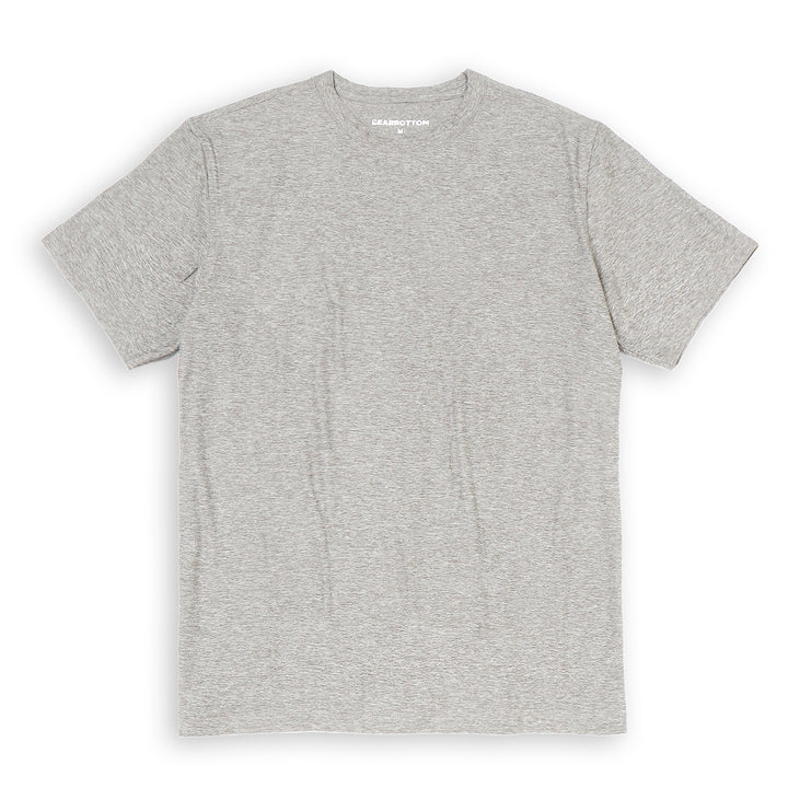 Tech Tee Grey flat front