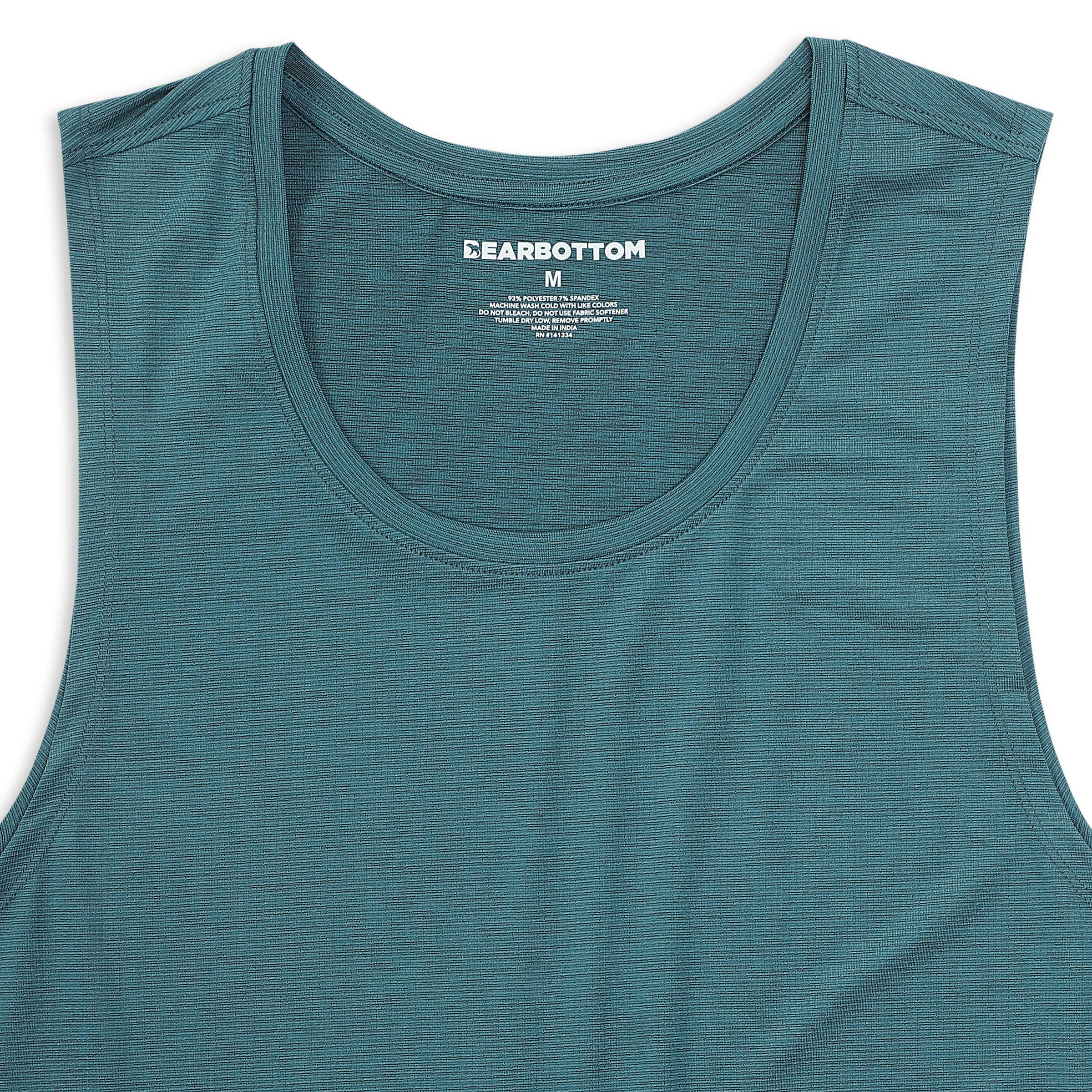 Pace Tank Dark Teal close up front