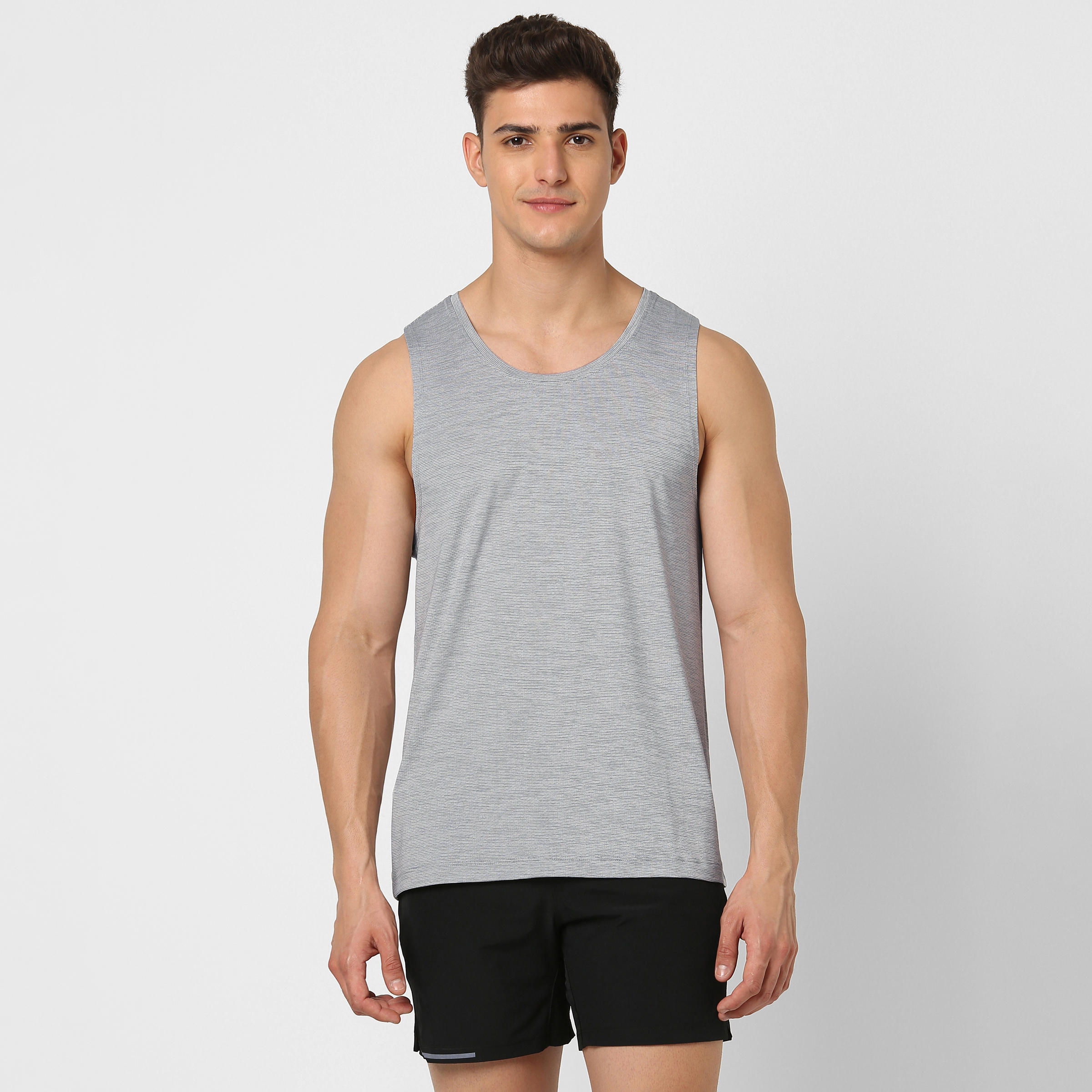 Pace Tank Grey front on model
