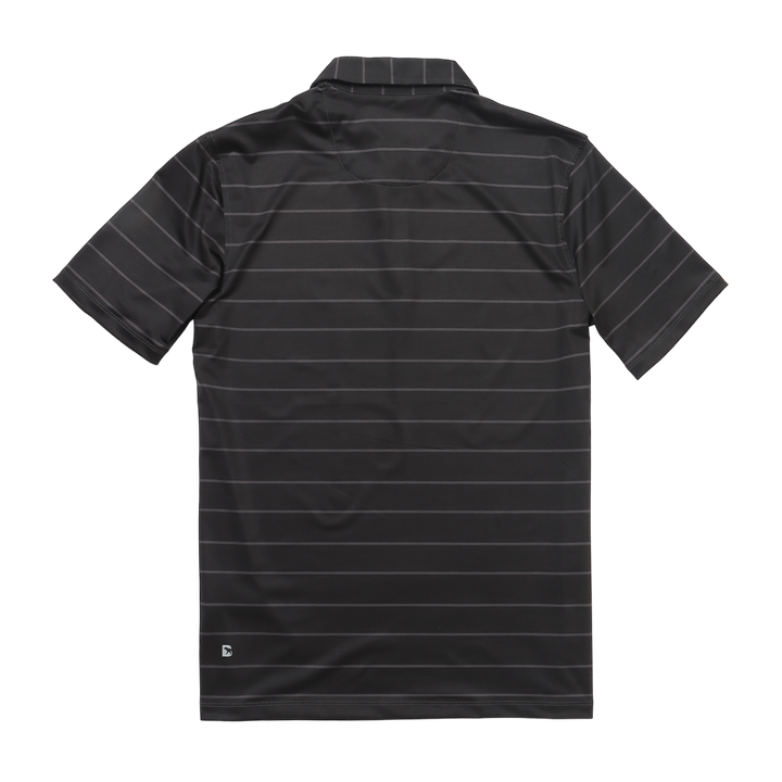 Performance Stripe Polo Shadow Stripe back with collar and short sleeves
