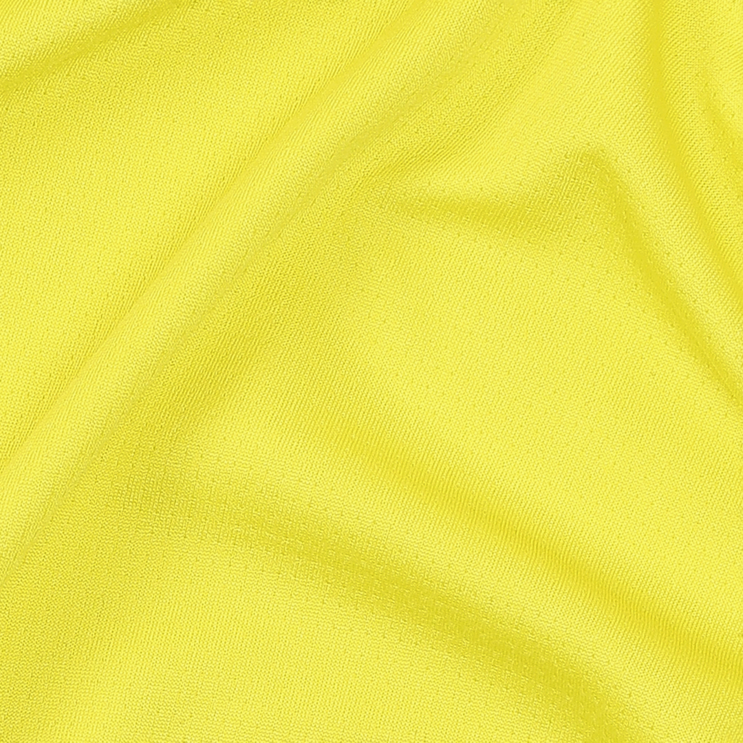 Power Tee Yellow close up fabric