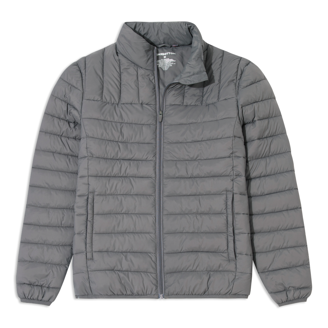 PrimaLoft Packable Jacket Dark Grey front