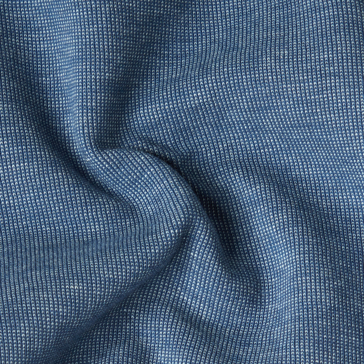 RR Short 7" Blue close up fabric