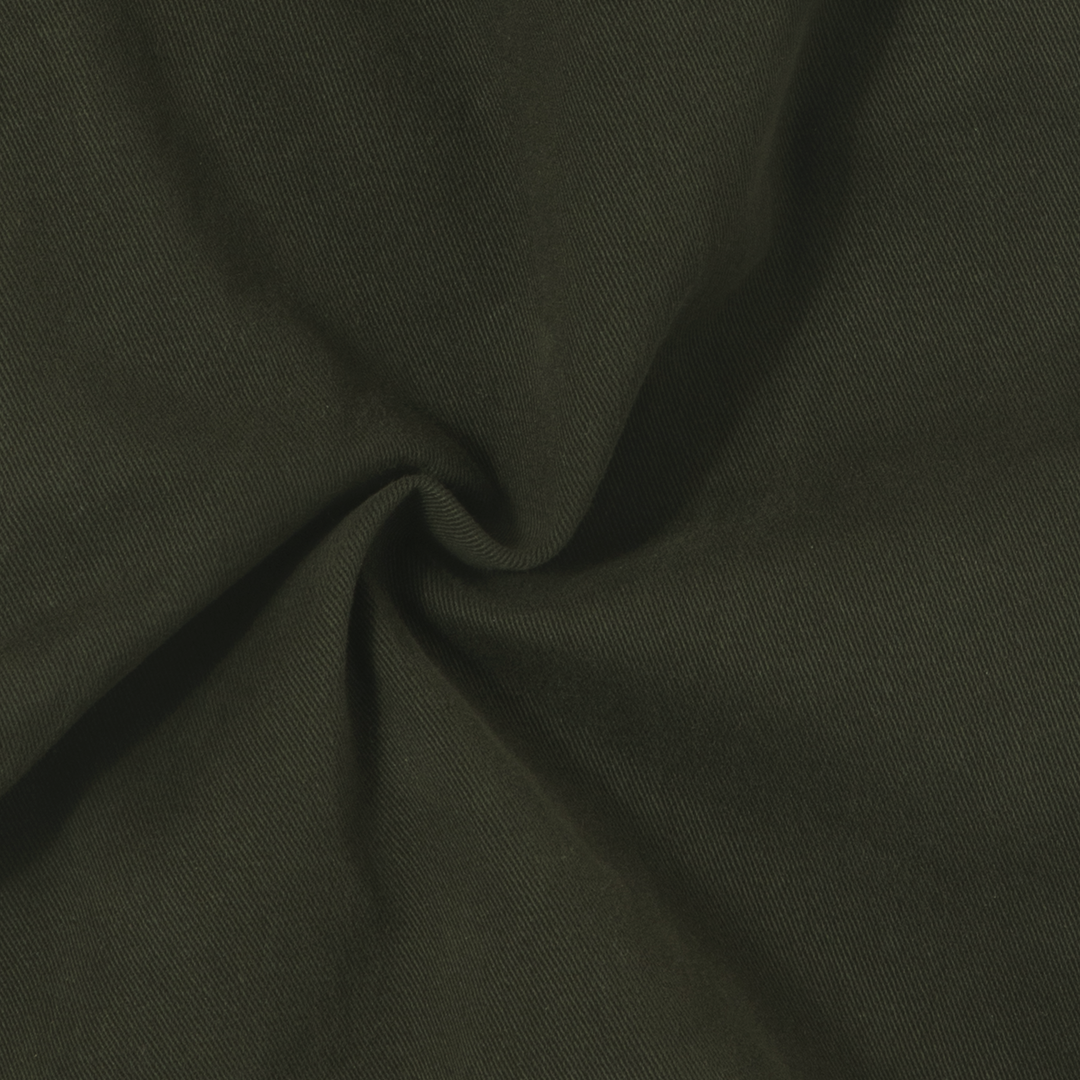 Relaxed Stretch Chino Pant Dark Pine fabric detail