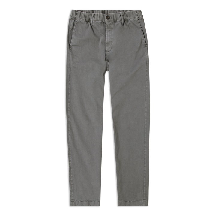 Relaxed Stretch Chino Pant Grey flat front