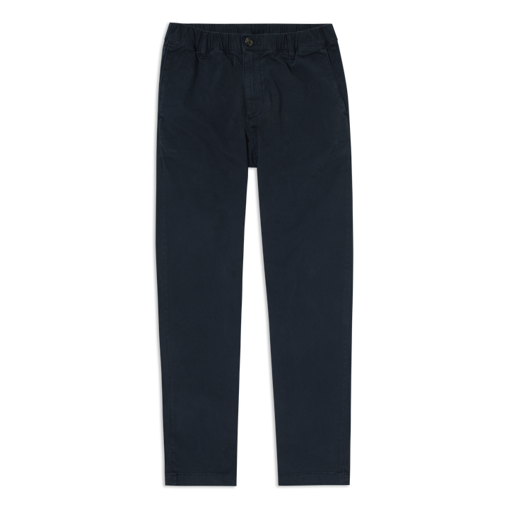 Relaxed Stretch Chino Pant Navy front flat