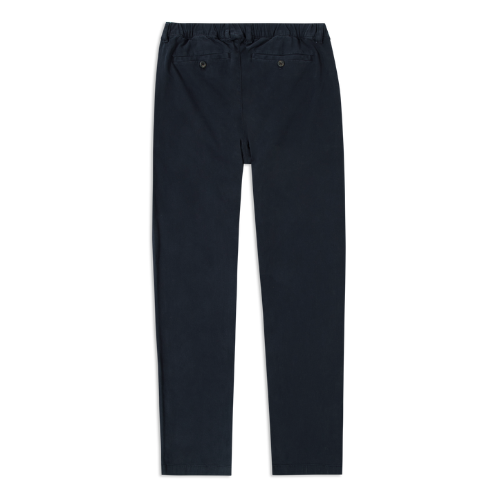 Relaxed Stretch Chino Pant Navy back flat