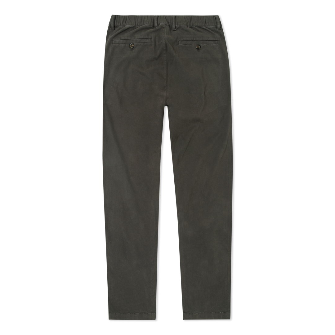 Relaxed Stretch Chino Pant Shadow back flat