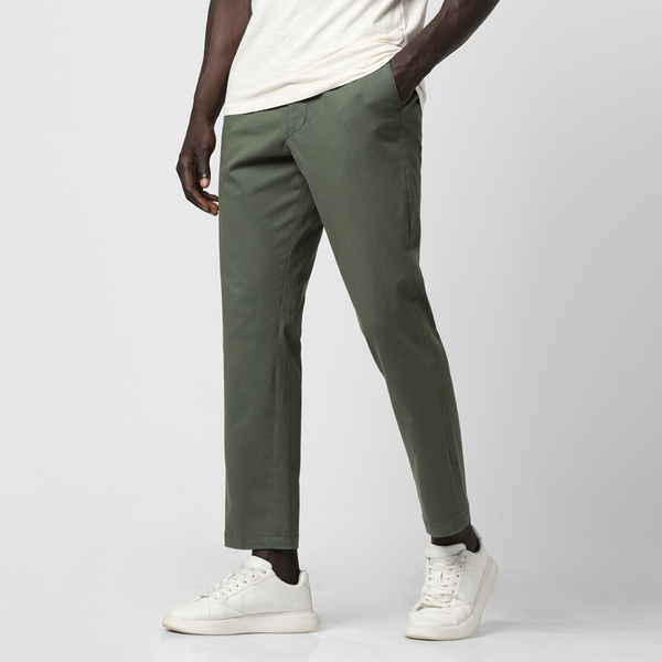 Relaxed Stretch Chino Pant Fern side on model