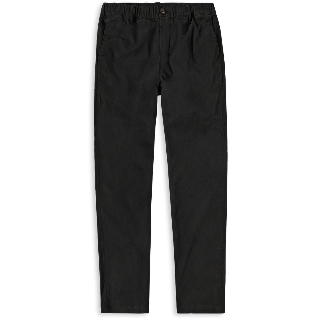 Relaxed Stretch Chino Pant Black Front