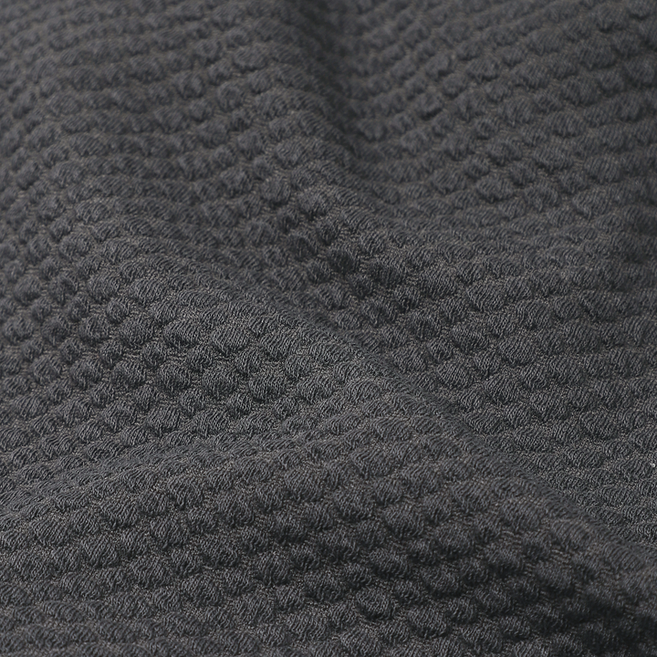 Roam Hoodie Coal close up of fabric