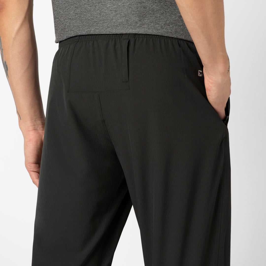 Run Jogger Black back close up of pocket detail