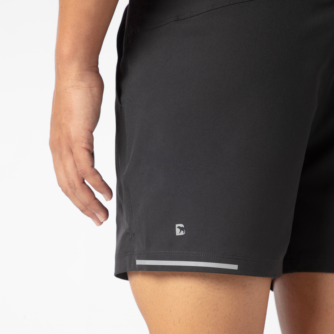 Run Short v2 5.5" in Black on model