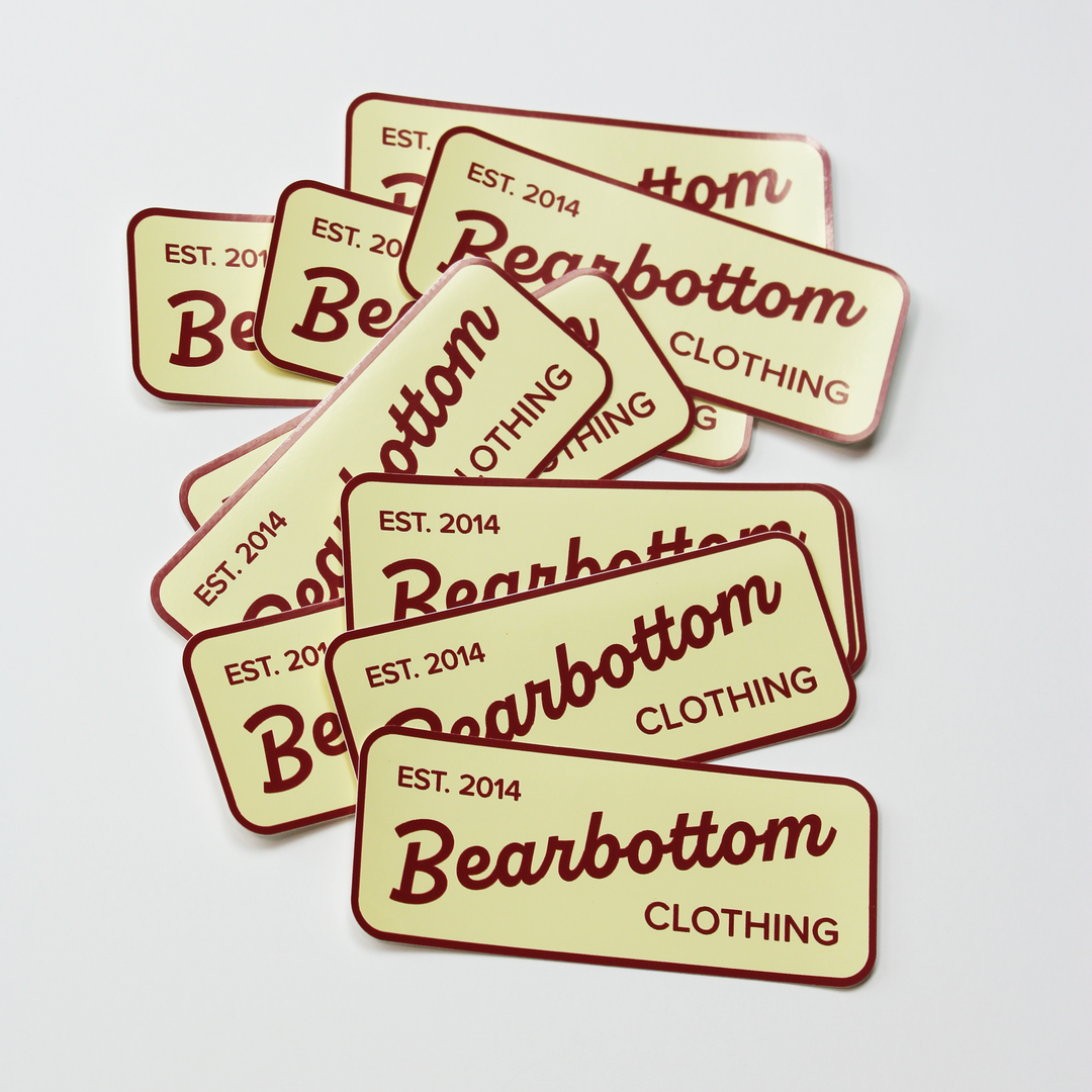 Script Sticker | Bearbottom