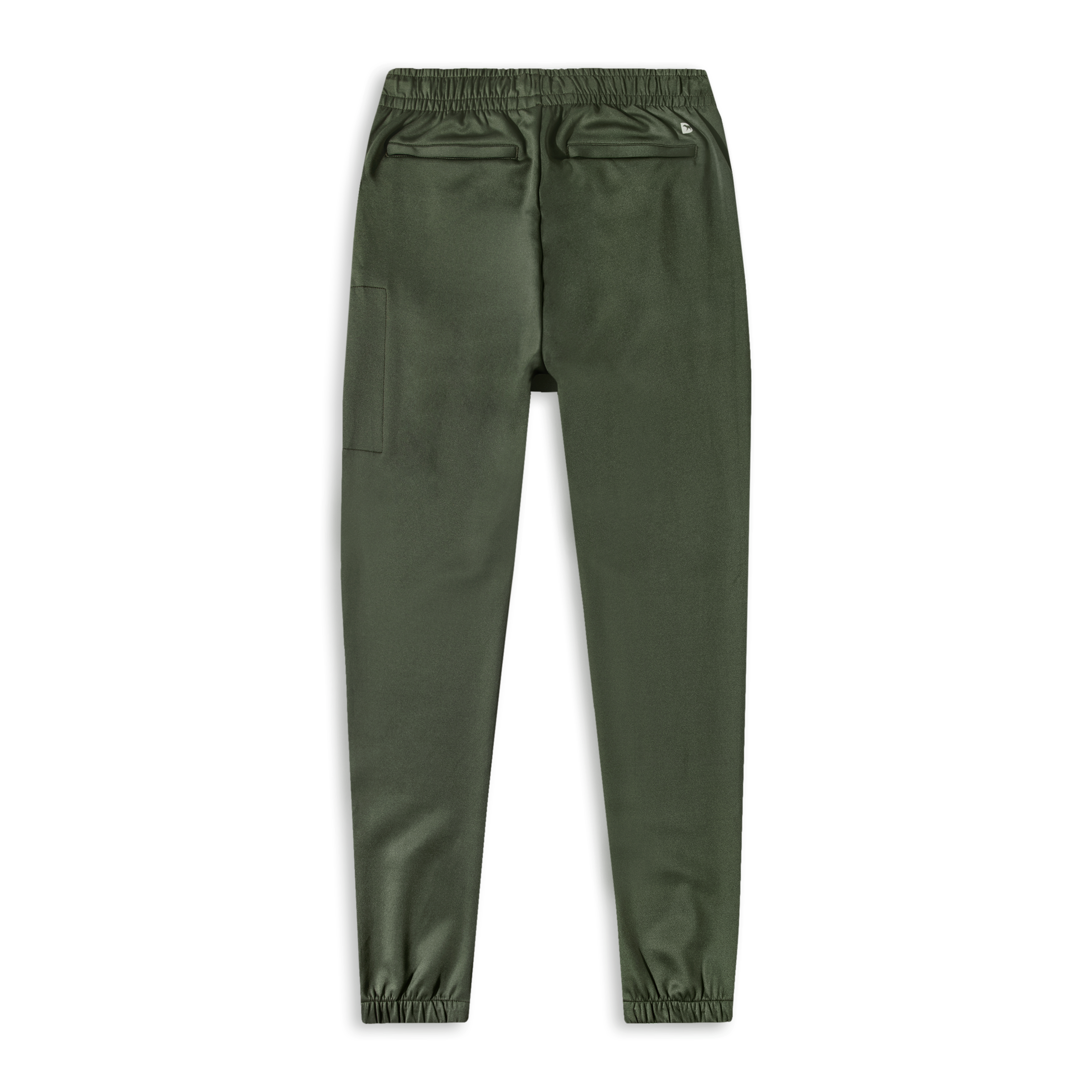 Scuba Jogger Military Green back with zipper pockets