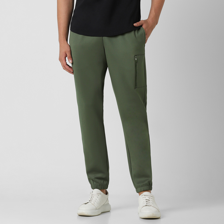 Scuba Jogger Military Green front on model