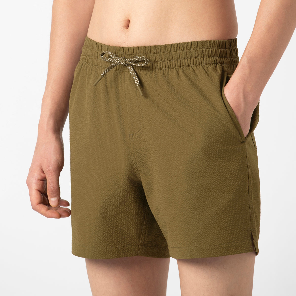 Seersucker Trunk — Bark / 5.5" / XL — DESIGN
