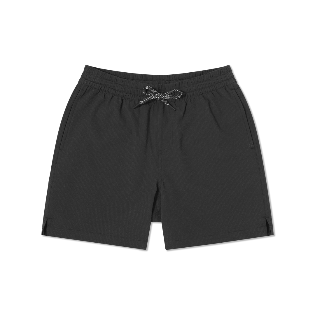Seersucker Trunk Black front flat