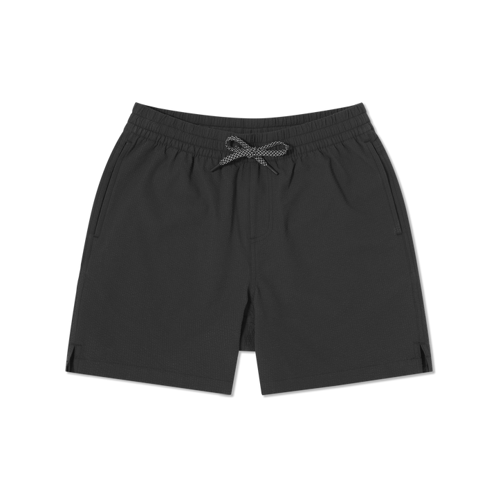 Seersucker Trunk Black front flat