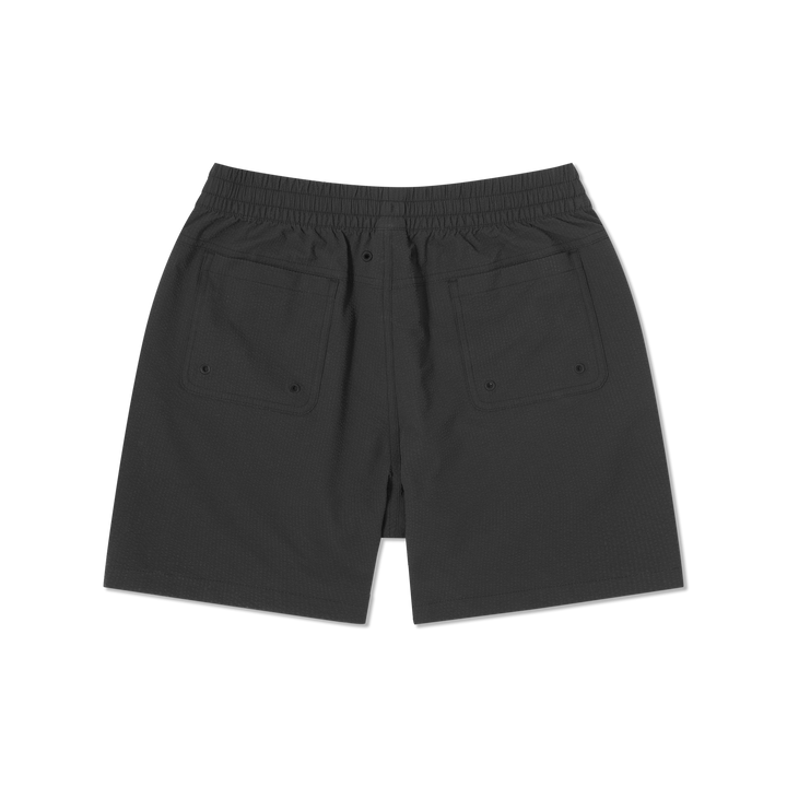 Seersucker Trunk Black back flat