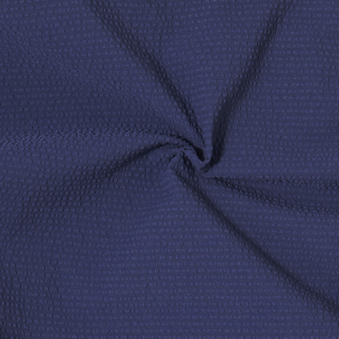 Seersucker Trunk Navy fabric detail