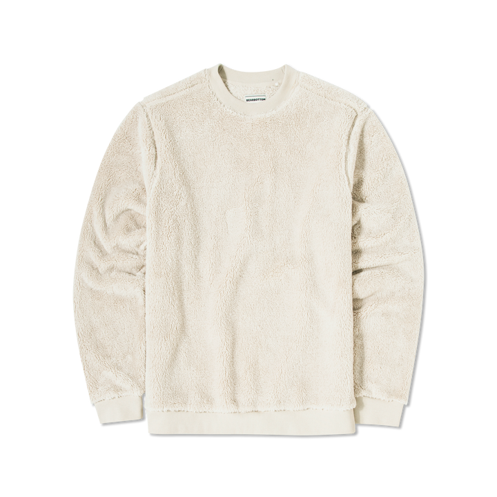 Sherpa Crewneck Bone front flat