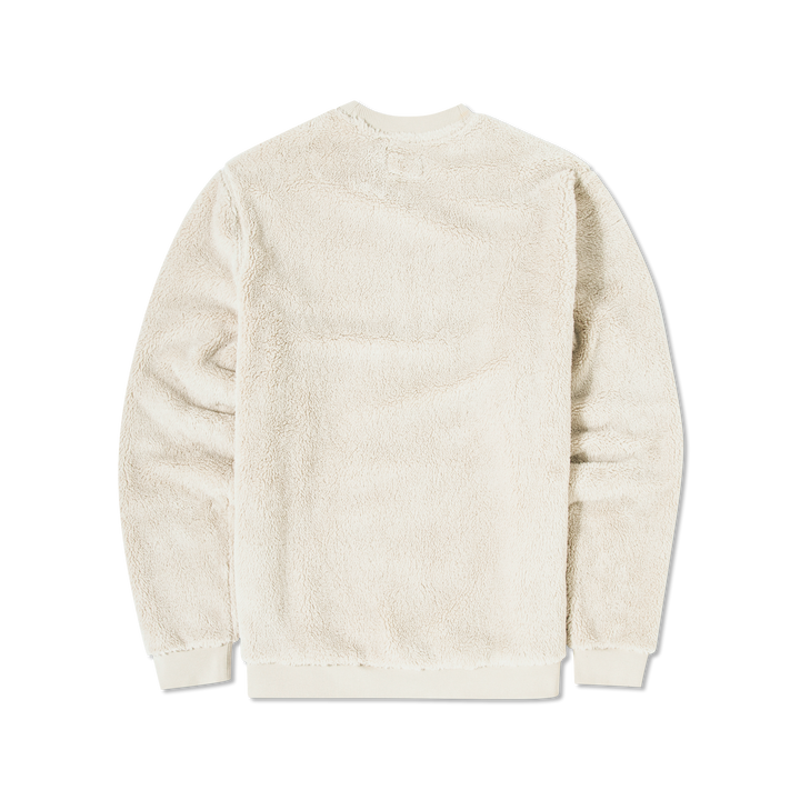 Sherpa Crewneck Bone back flat