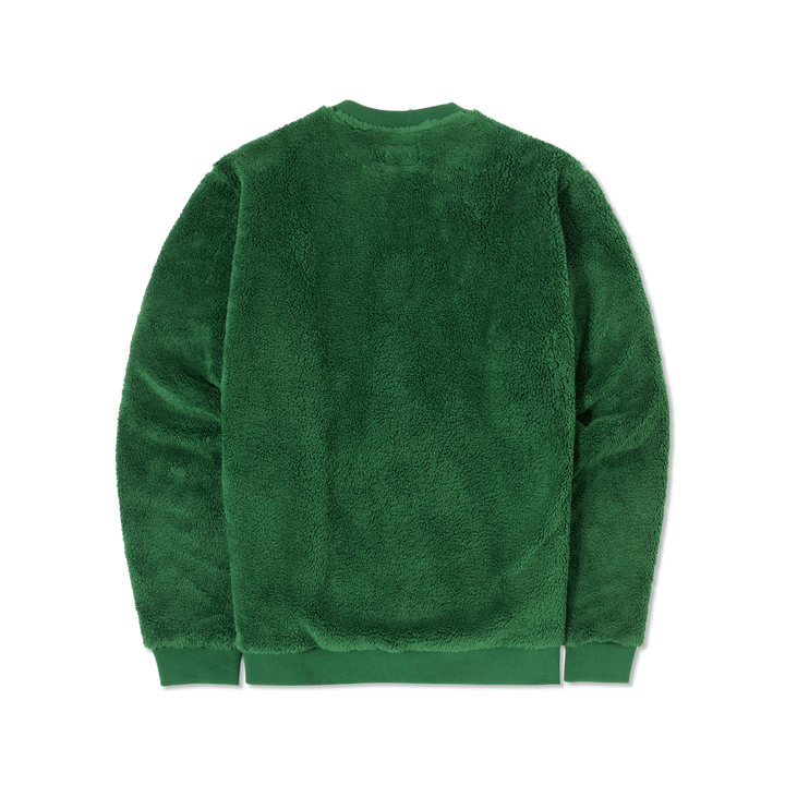 Sherpa Crewneck Duck Green back flat