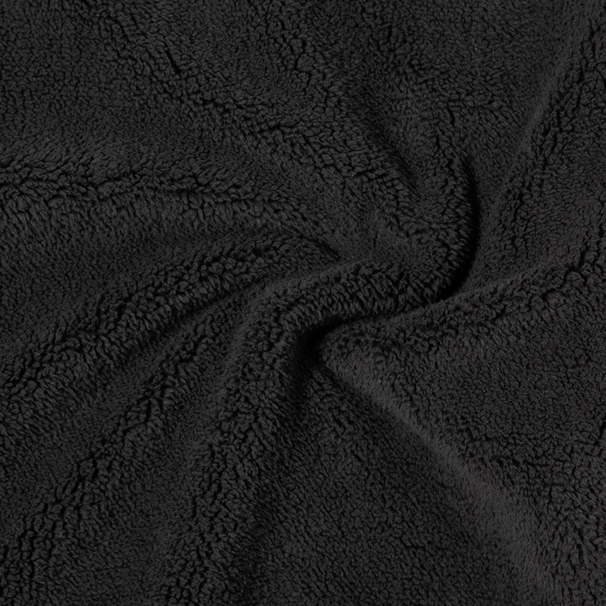 Sherpa Hoodie Black fabric detail