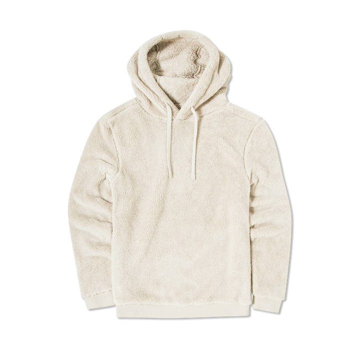 Sherpa Hoodie Bone front flat