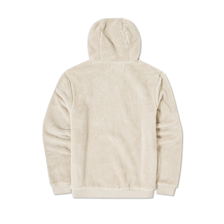 Sherpa Hoodie Bone back flat