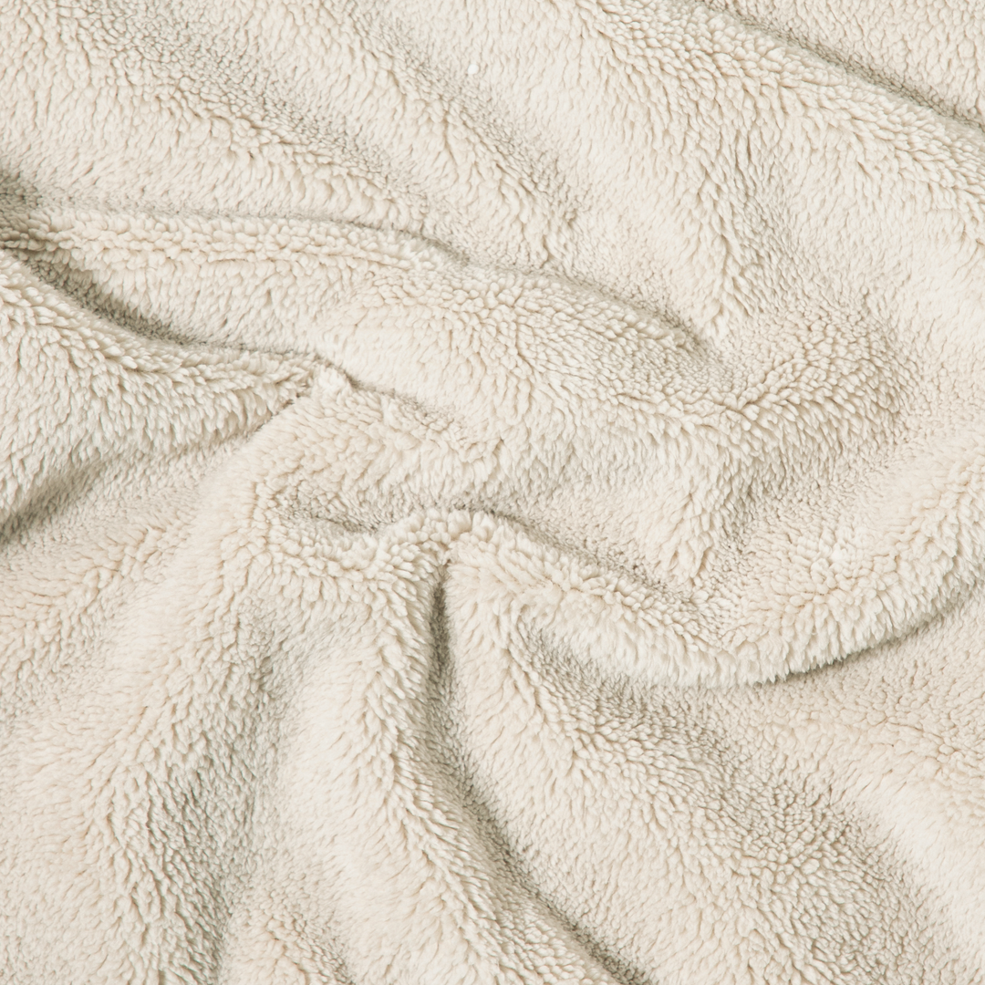 Sherpa Hoodie Bone fabric detail