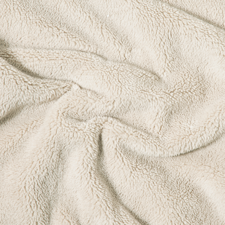 Sherpa Hoodie Bone fabric detail