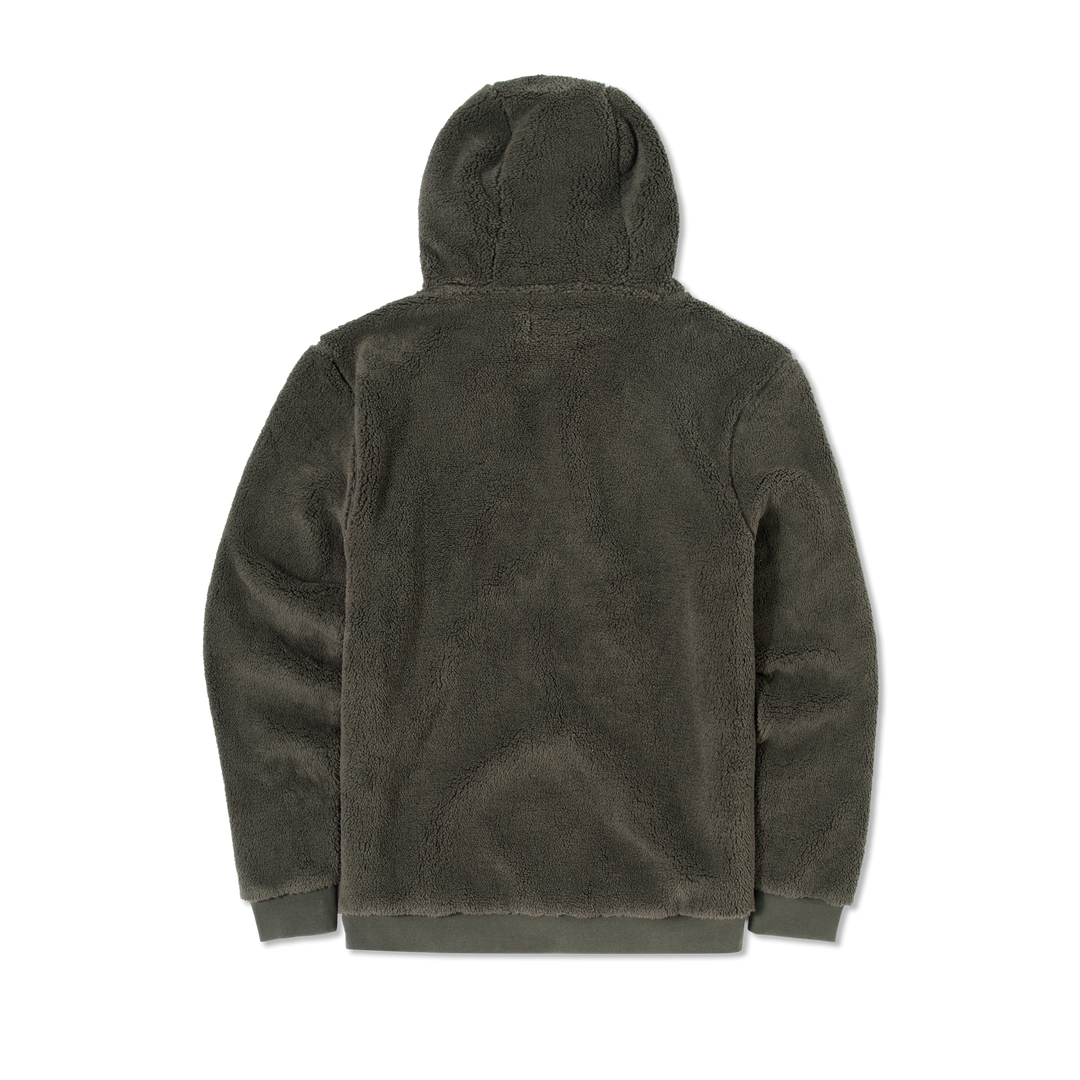 Sherpa Hoodie Shadow back flat