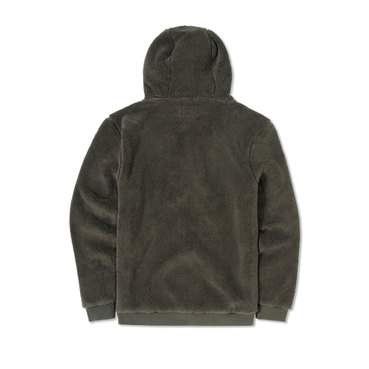 Sherpa Hoodie Shadow back flat
