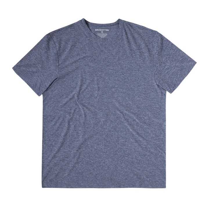 Tech Tee Navy flat front