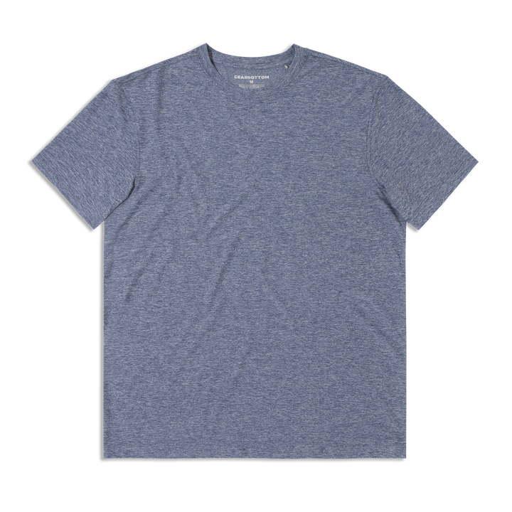 Short Sleeve Tech Tee Denim front