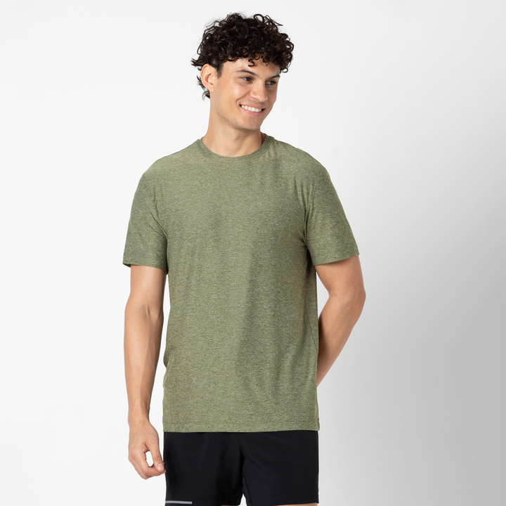 Short Sleeve Tech Tee Dark Forest on model