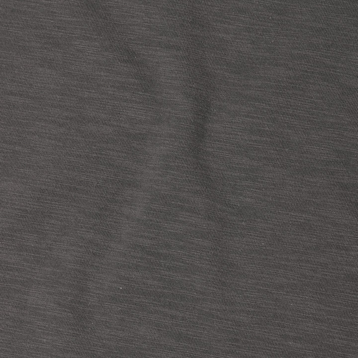 Slub Tee Coal close up of fabric