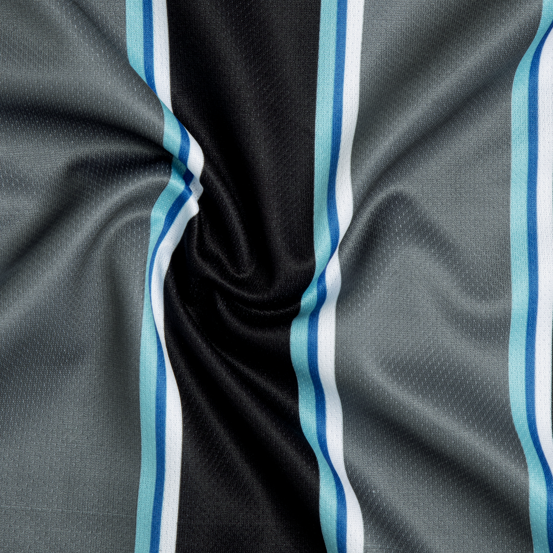 Bearbottom Soccer Jersey close up perforated breathable fabric