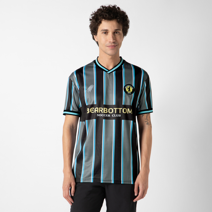 Bearbottom Soccer Jersey front on model