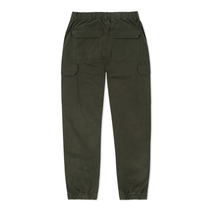 Stretch Cargo Jogger Dark Pine flat back