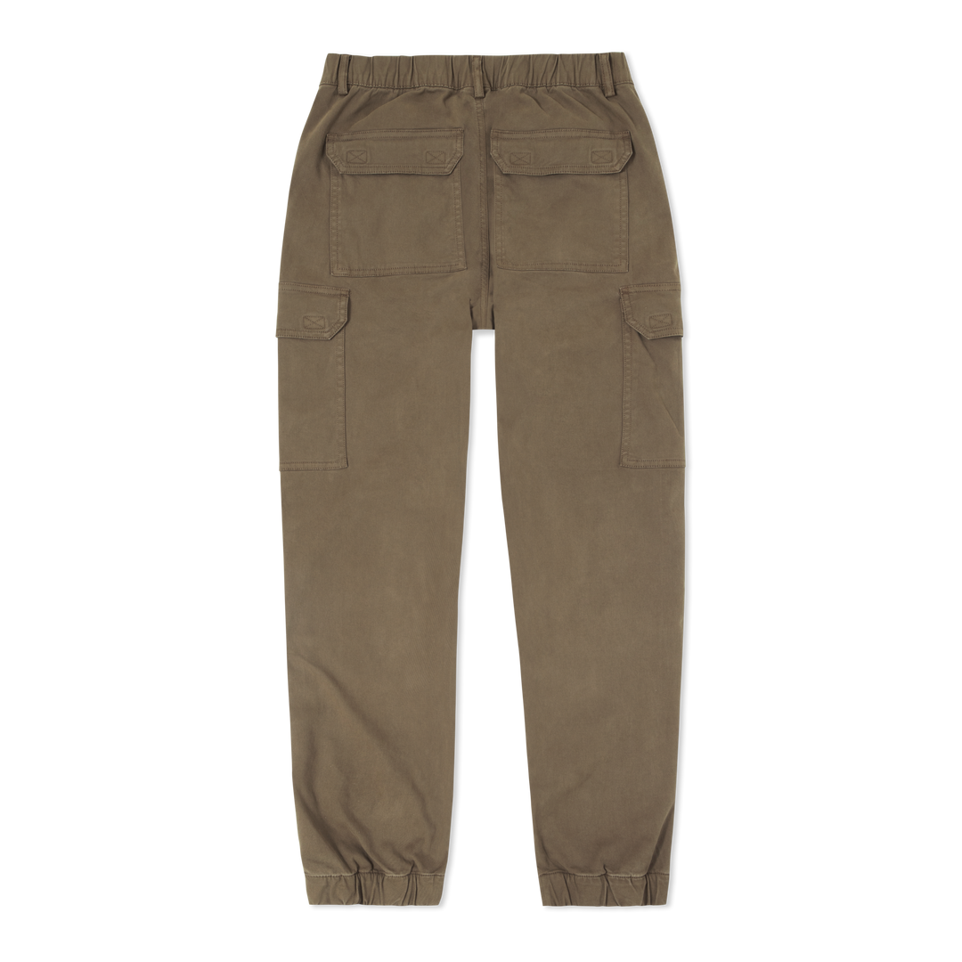 Stretch Cargo Jogger Desert back flat